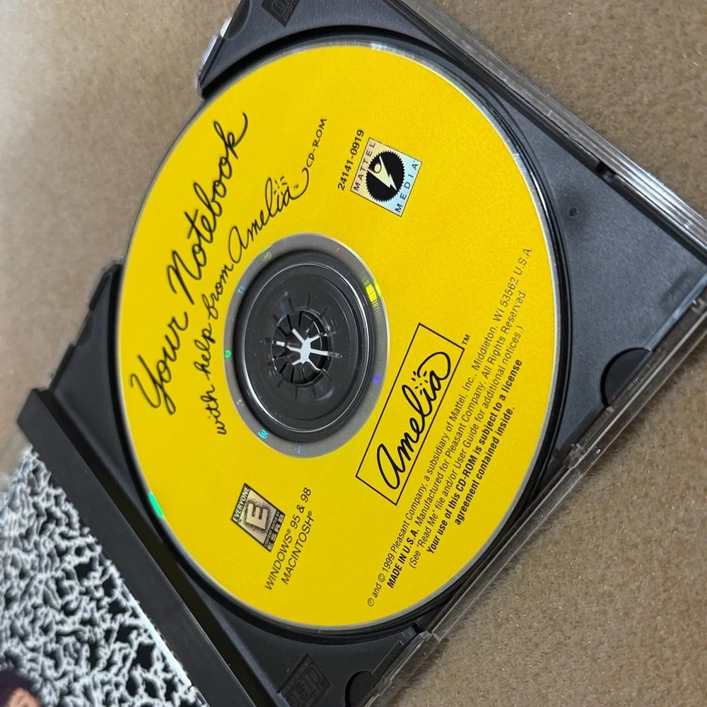 AMERICAN GIRL 1999 INTERACTIVE YOUR NOTEBOOK WITH HELP FROM AMELIA CD-ROM